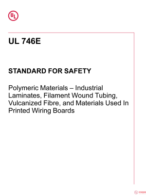 UL 746E PDF UL 746E PDF